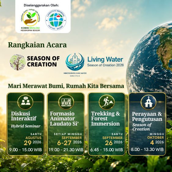 Perayaan Season of Creation 2026 — Living Water